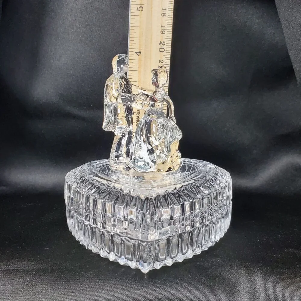 Disney Royal Treatment Cinderella & Prince Arribas Brothers Crystal Trinket Box